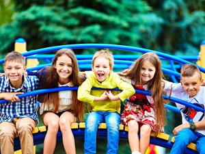 Children on a playground